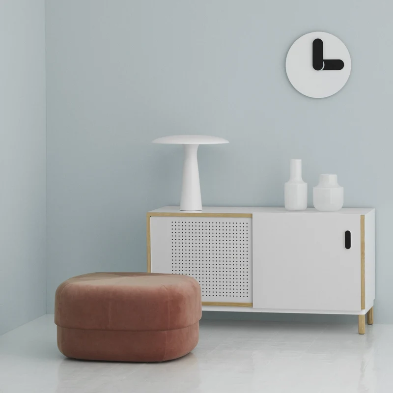 Pouf en velours 65 cm blush rose Circus Blush - Normann Copenhagen