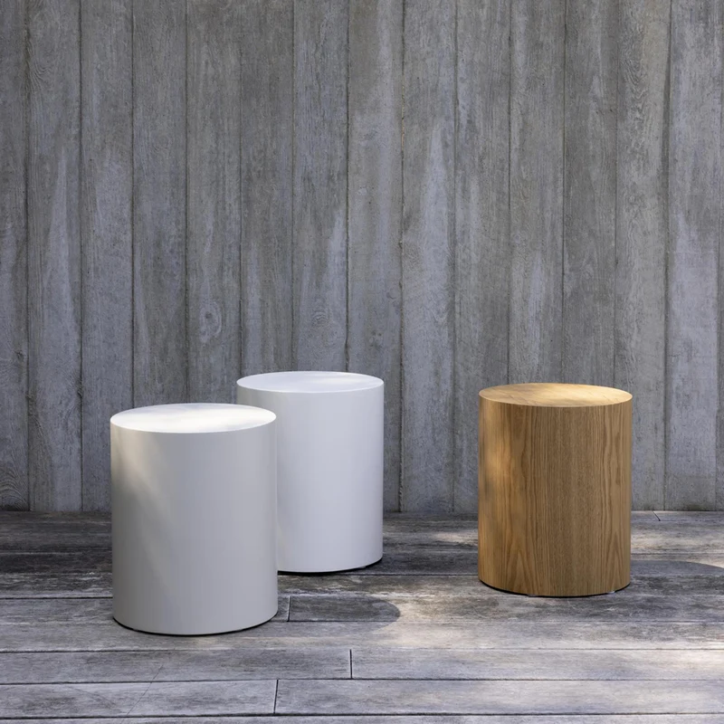Hocker Yume aus massivem Eschenholz
