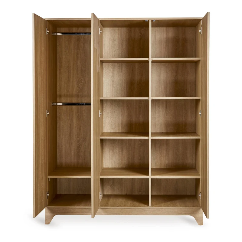 Kleiderschrank Tsugi 3-Türig