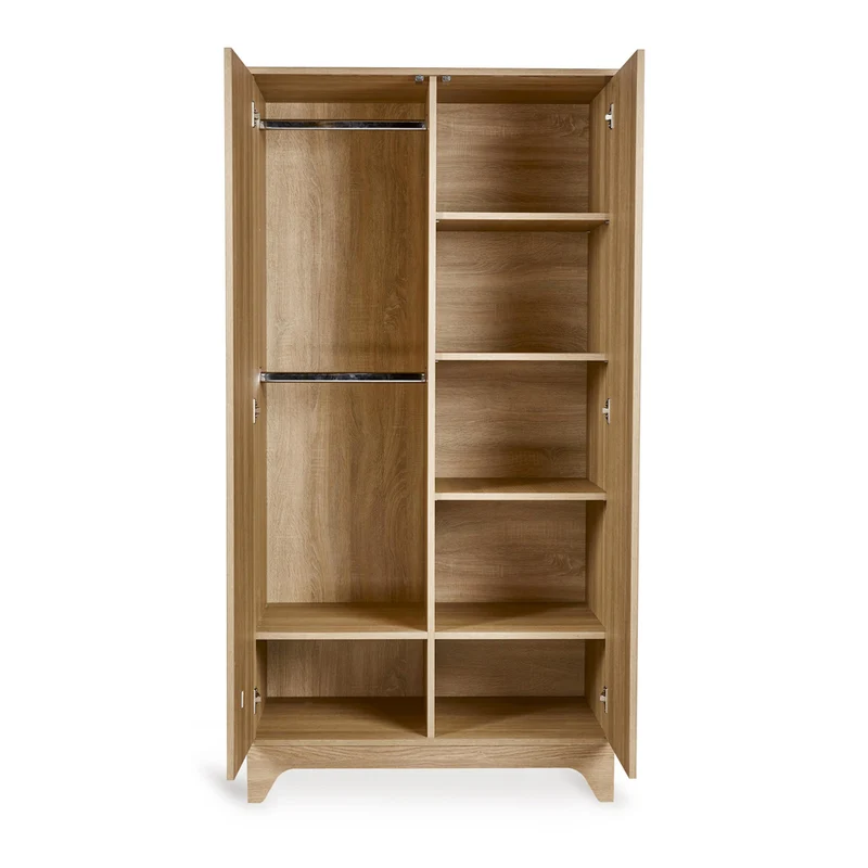 Kleiderschrank Tsugi 2-Türig