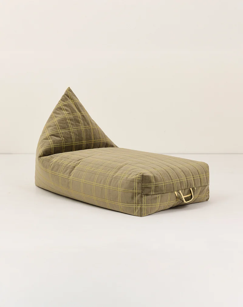 Long beanbag - kid size - Oasis Eco-velvet