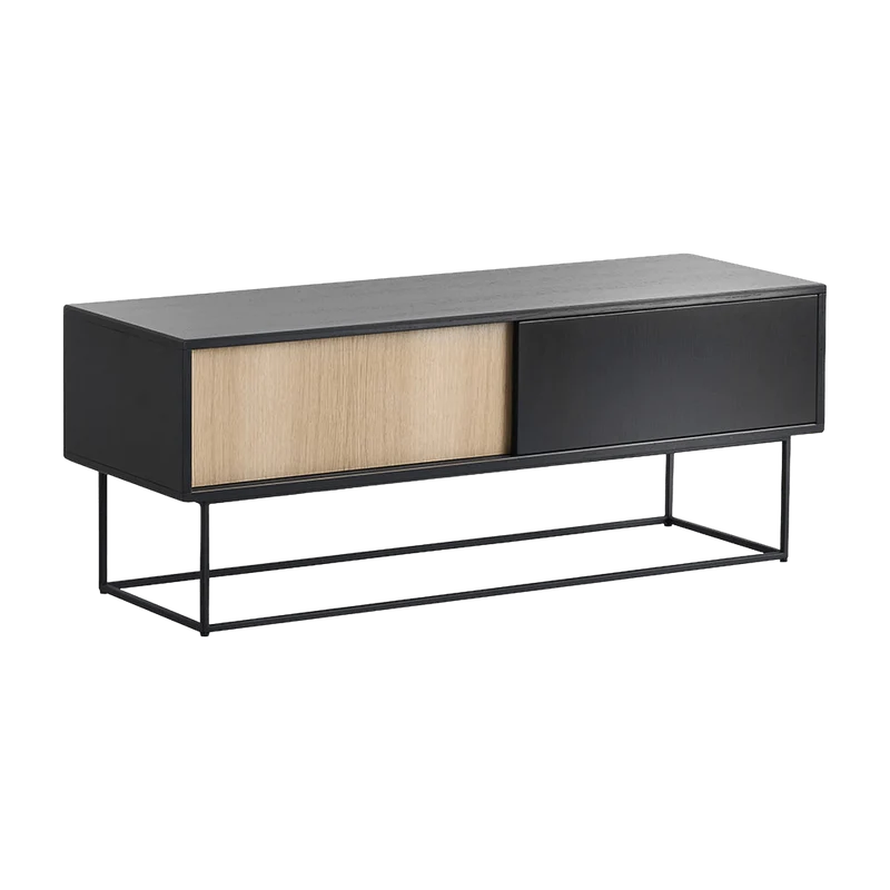 Console basse Virka bas Noir - Woud