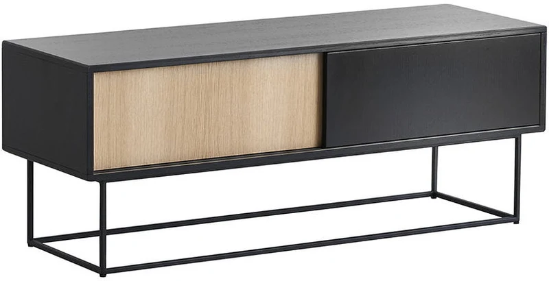 Console basse Virka bas Noir - Woud