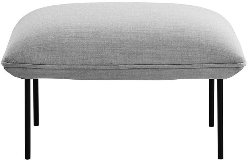 Ottoman en laine gris Nakki - Woud