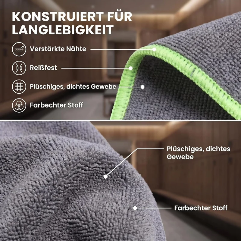 Mikrofaser-Reisehandtuch 80x40 cm – Kompakt & Schnelltrocknend