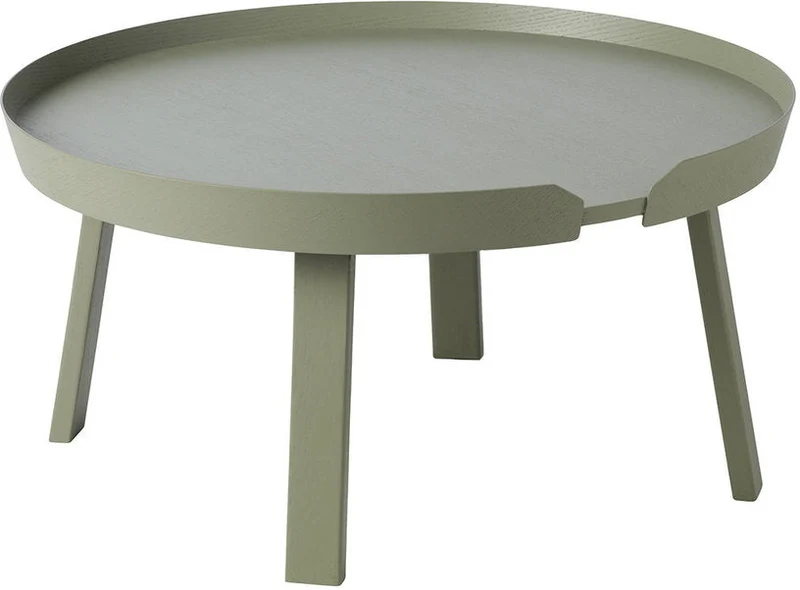 Table basse vert d'eau 72 cm Around - Muuto
