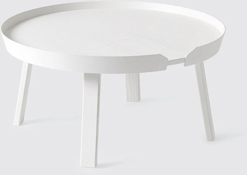 Table basse blanche 72 cm Around - Muuto