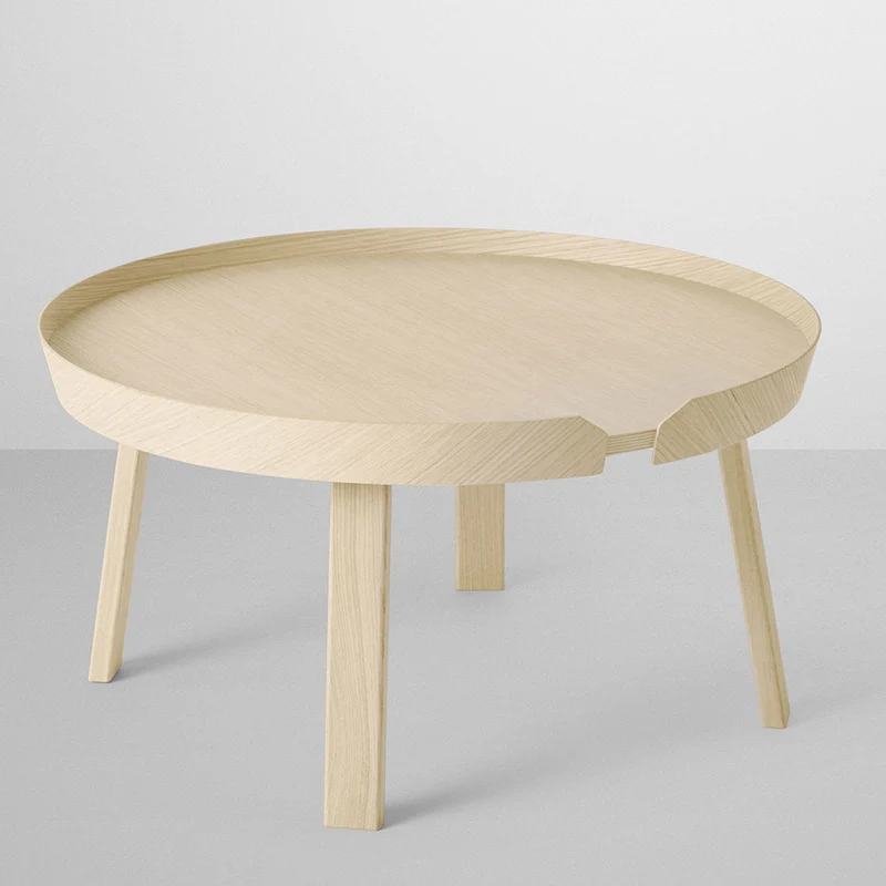 Table basse frêne 72 cm Around - Muuto