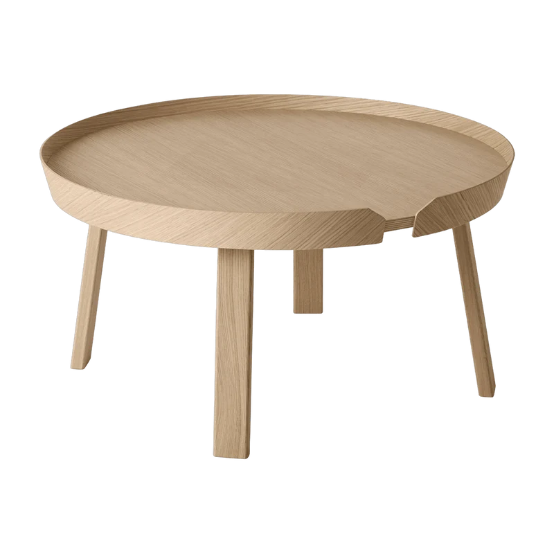 Table basse chêne 72 cm Around - Muuto