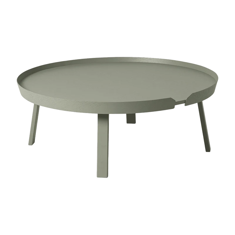 Table basse vert d'eau 95 cm Around - Muuto