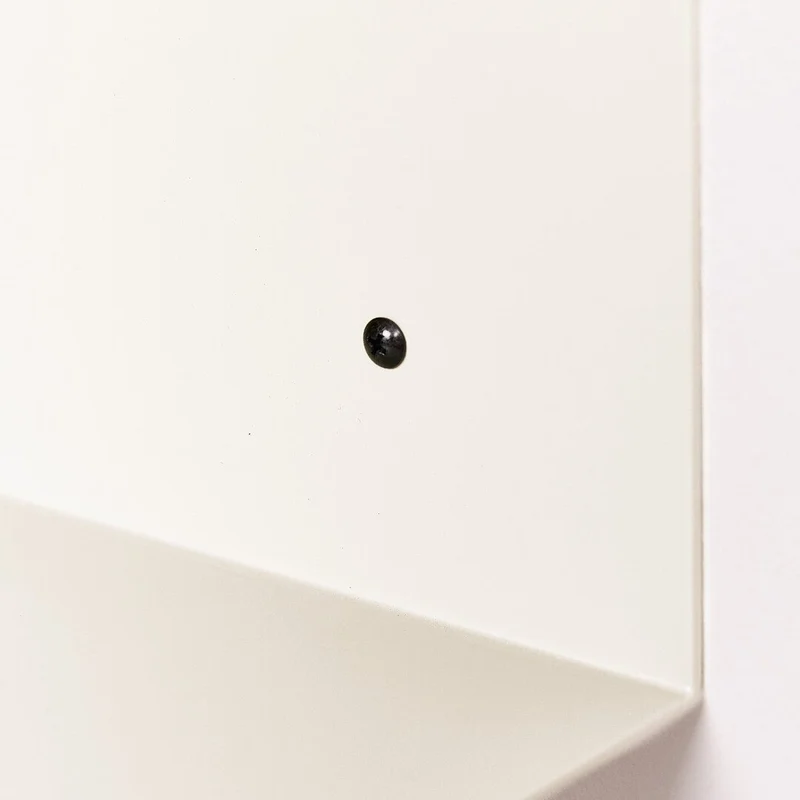 Table de chevet murale en acier ivoire 40 x 20,5 x 25 cm - Nobodinoz