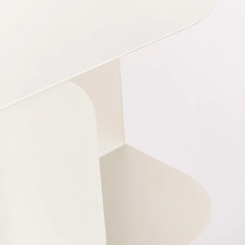 Table de chevet murale en acier ivoire 40 x 20,5 x 25 cm - Nobodinoz