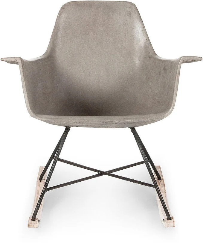 Chaise avec accoudoirs à bascule Hauteville - Lyon Béton