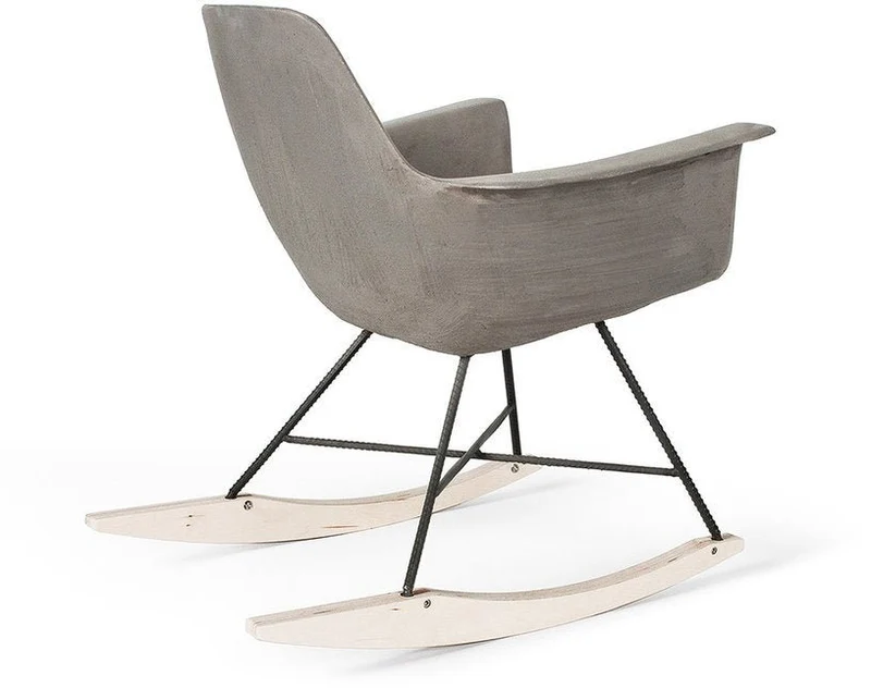 Chaise avec accoudoirs à bascule Hauteville - Lyon Béton