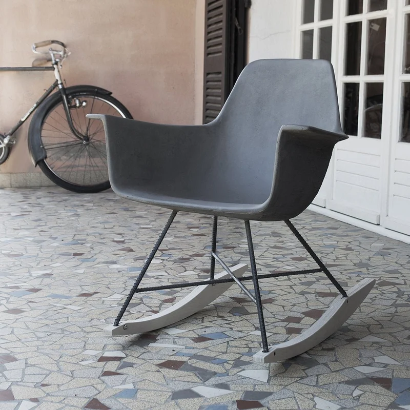 Chaise avec accoudoirs à bascule Hauteville - Lyon Béton