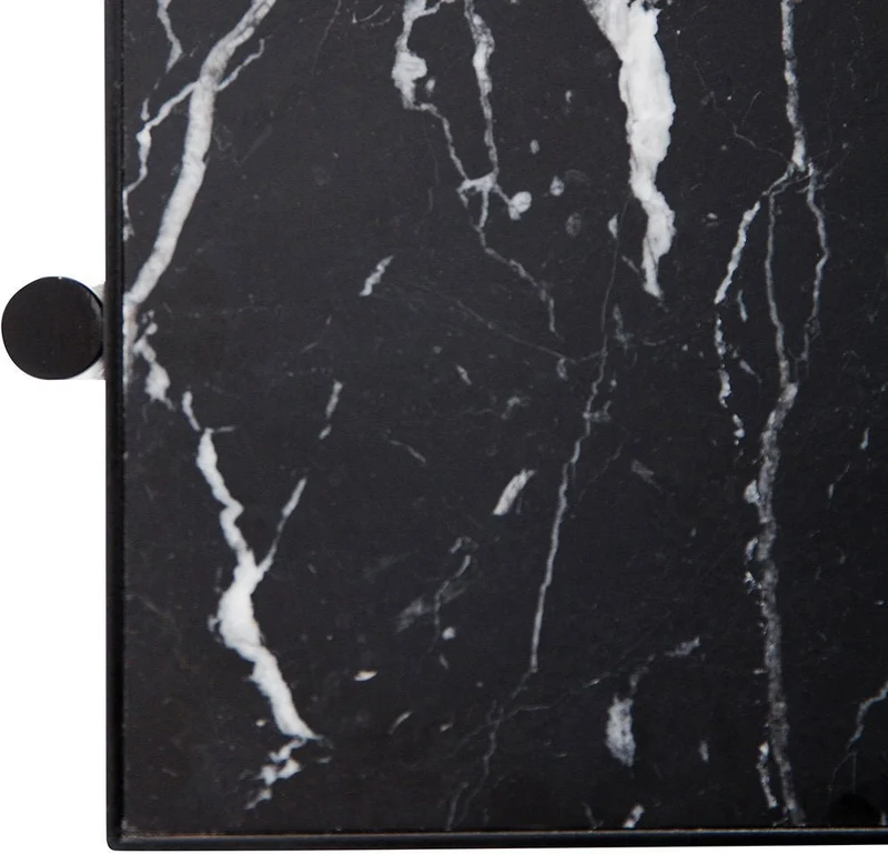 Table en marbre noir 185 cm - HANDVÄRK
