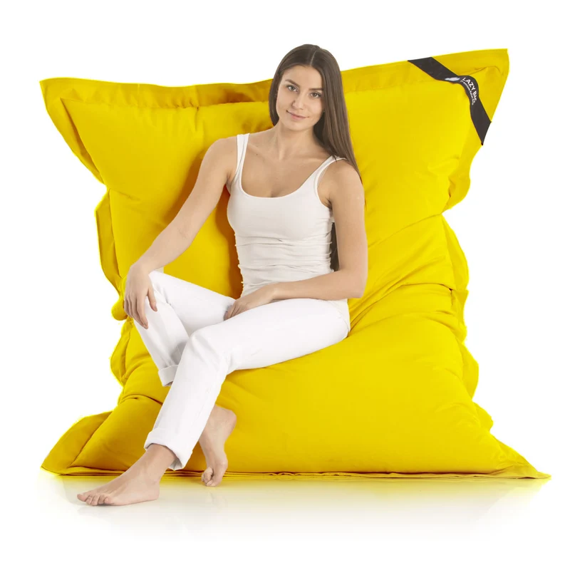 LazyBag XXL Sitzsack 180x140 cm aus Baumwolle – 360L Komfort
