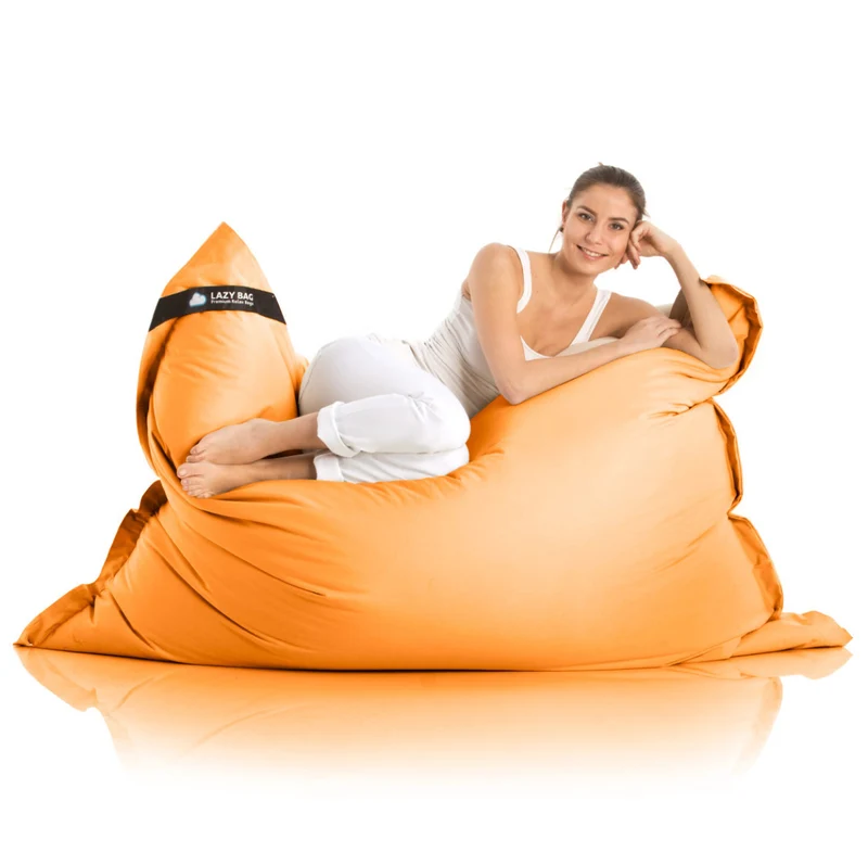 LazyBag XXL Sitzsack 180x140 cm aus Baumwolle – 360L Komfort