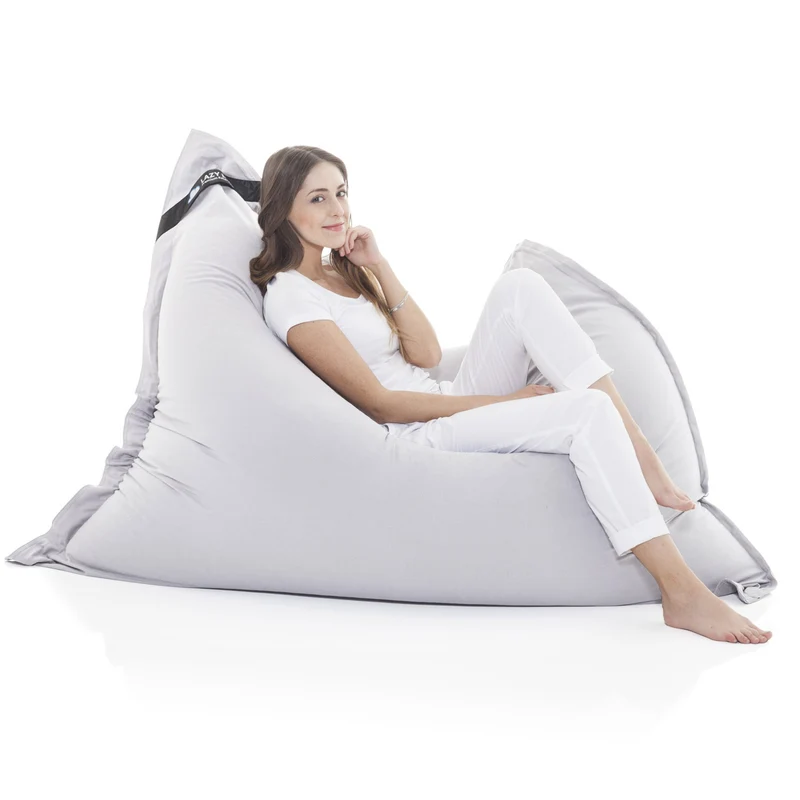 LazyBag XXL Sitzsack 180x140 cm aus Baumwolle – 360L Komfort