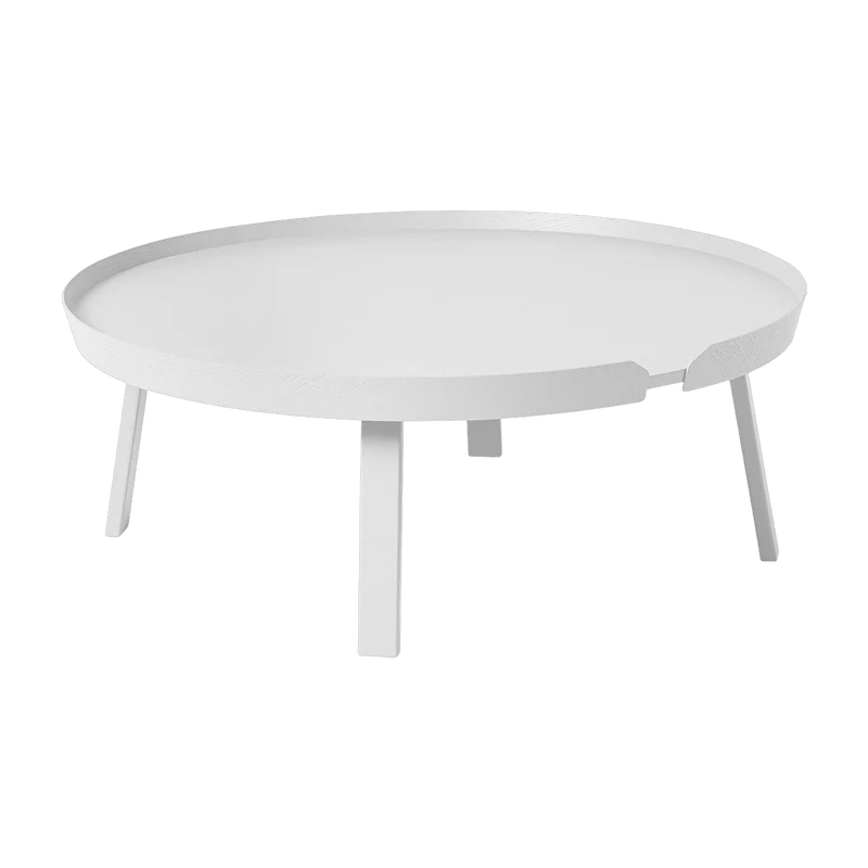 Table basse blanche 95 cm Around - Muuto