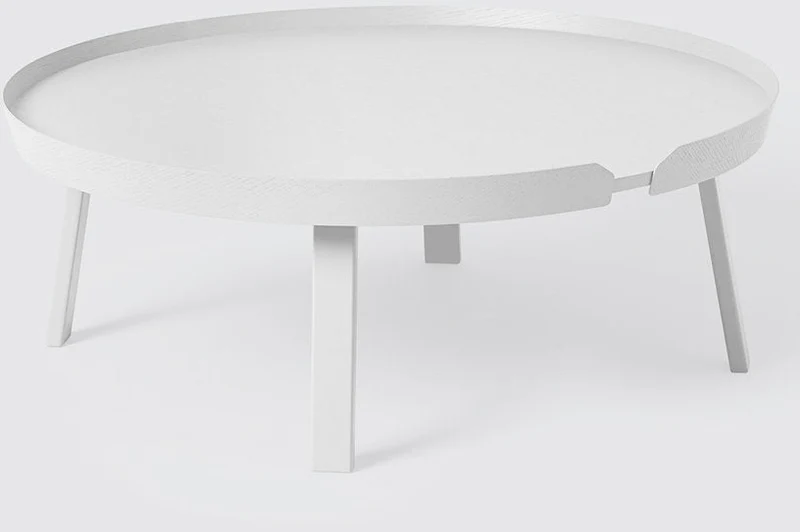 Table basse blanche 95 cm Around - Muuto