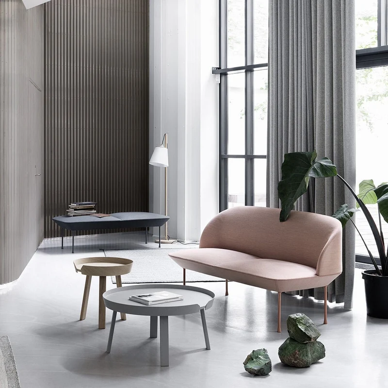 Table basse gris clair 72 cm Around - Muuto