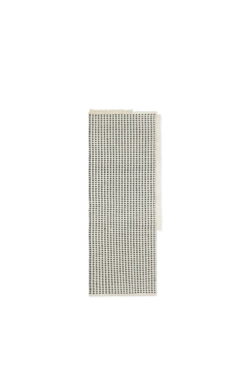 Ferm Living Way Runner - Off-whitehite/Blue