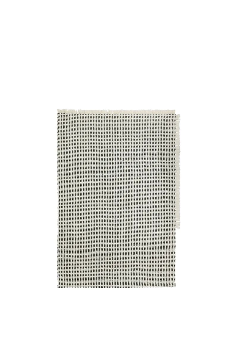 Ferm Living Way Teppich - Off-whitehite/Blue
