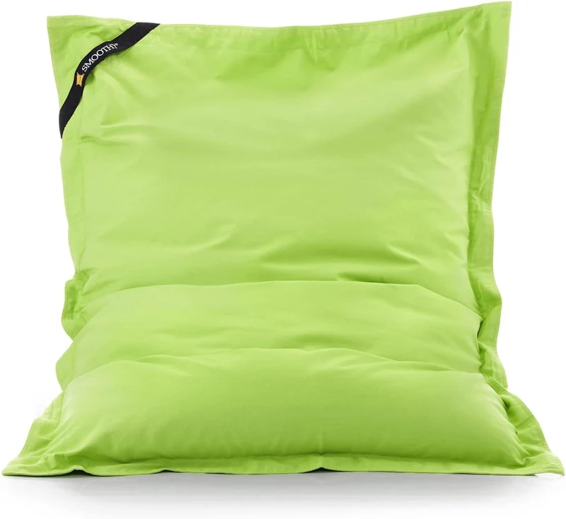 Smoothy Sitzsack Cotton Jr. Grün - Bequemer Kindersitzsack