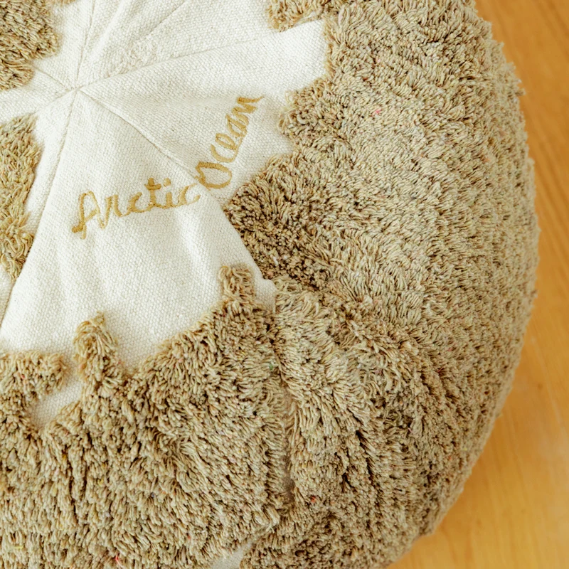 Pouf Weltkarte