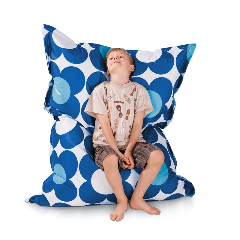 Smoothy Sitzsack - Sitzkissen Nightflower Jr. - Blau