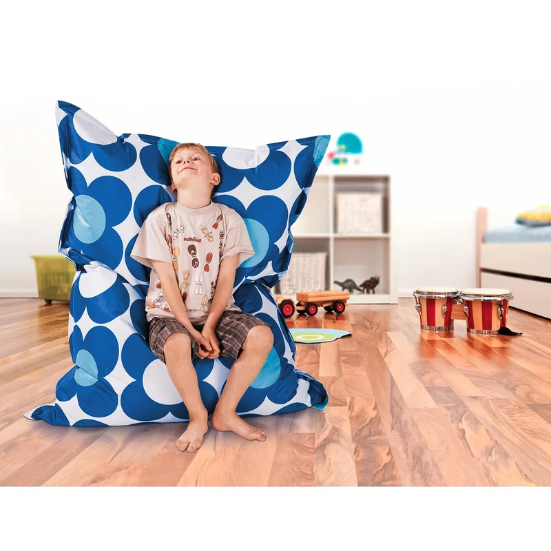 Smoothy Sitzsack - Sitzkissen Nightflower Jr. - Blau