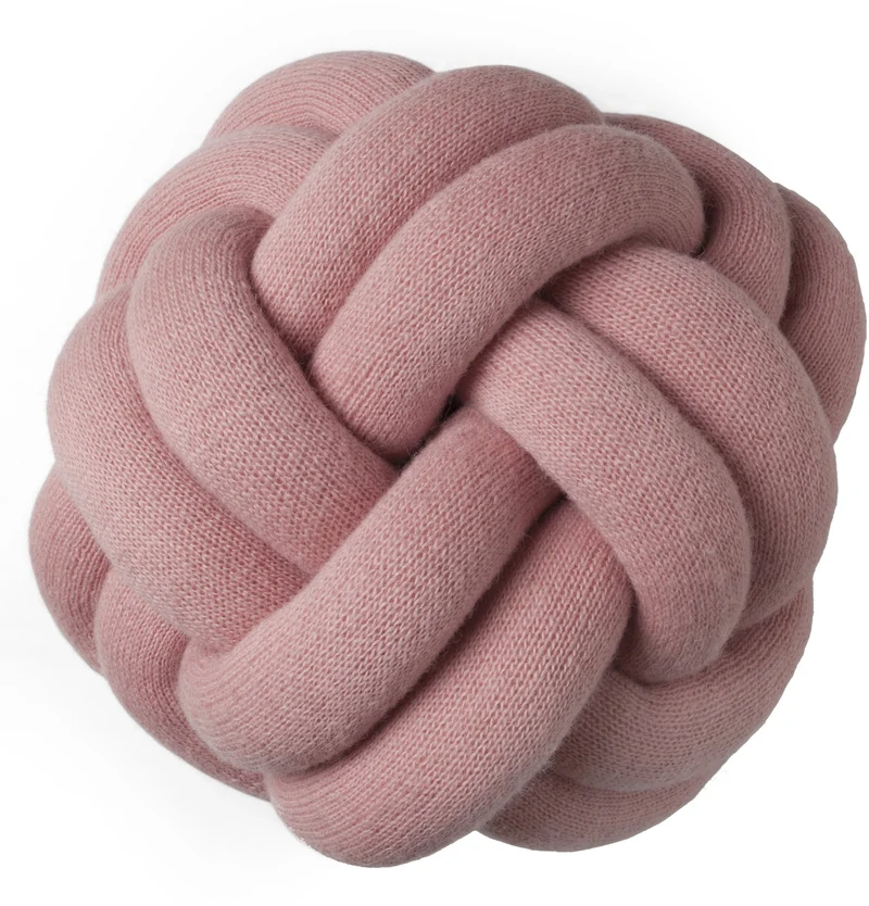 Coussin rose Knot 30cm - Design House Stockholm