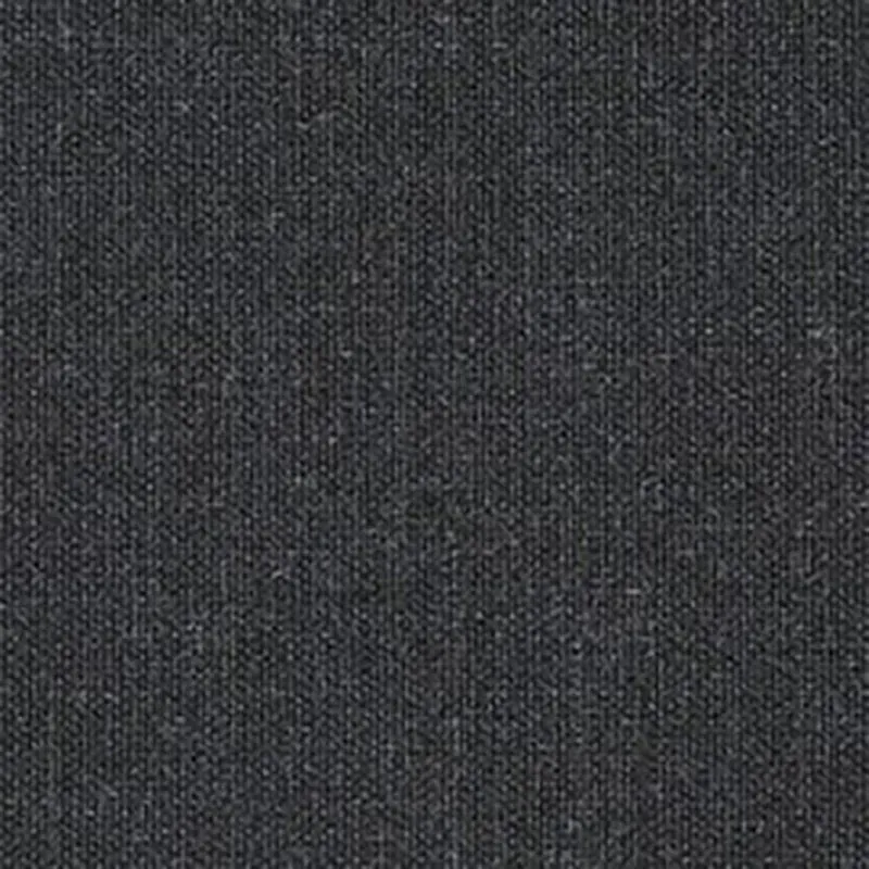 Fauteuil noir piétement pivot et assise textile Fiber - Muuto