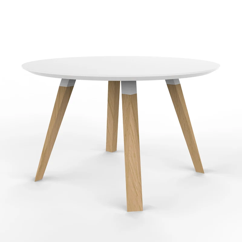 Oblique Tisch rund