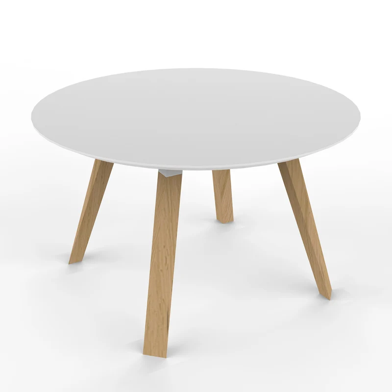 Oblique Tisch rund