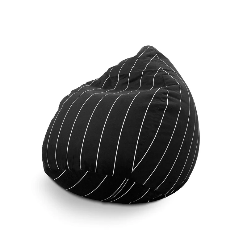 Smoothy Sitzsack - Sitzkissen Lounge Eggshell - Stripes