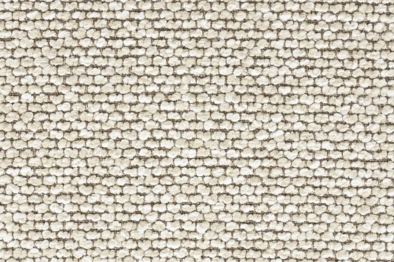 Chaise en tissu beige et métal marron Léo - The Cool Republic