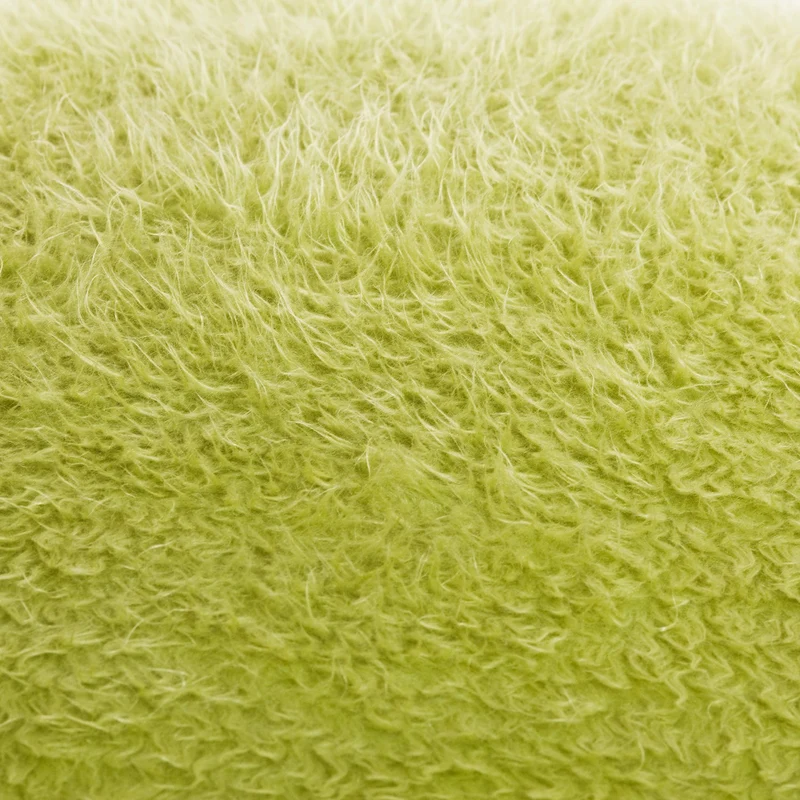 Smoothy Sitzsack - Sitzkissen Flokati XXL - Limonen-Grün