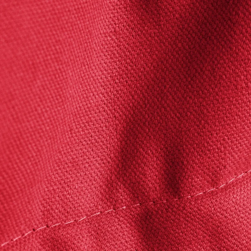 SMOOTHY Sitzsack Junior - XXL Kindersitzkissen Baumwolle - Feuer-Rot