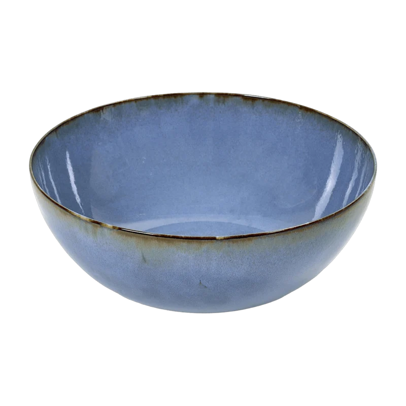 Bol à salade Terres de Rêves Bleu fumé - Serax