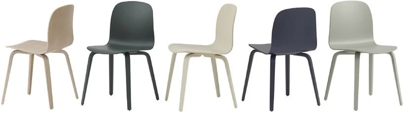 Chaise en chêne naturel Visu - Muuto