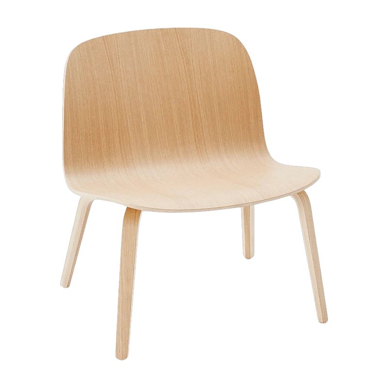 Fauteuil lounge chêne Visu - Muuto