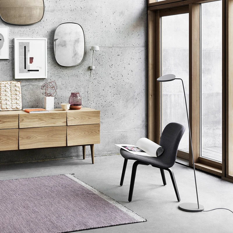Fauteuil lounge chêne Visu - Muuto