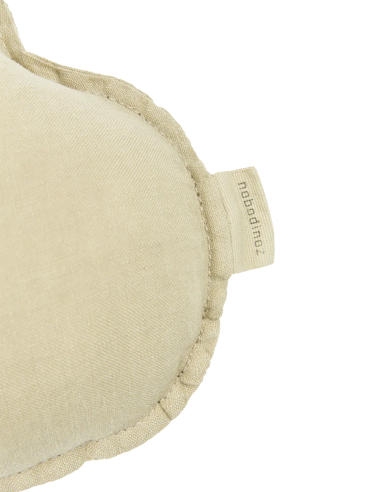 Cloud cushion in washed French linen L1N0