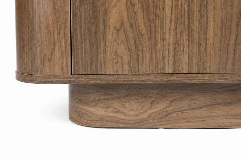 Commode à tiroirs en bois de noyer 40x90x80cm Oréa - The Cool Republic