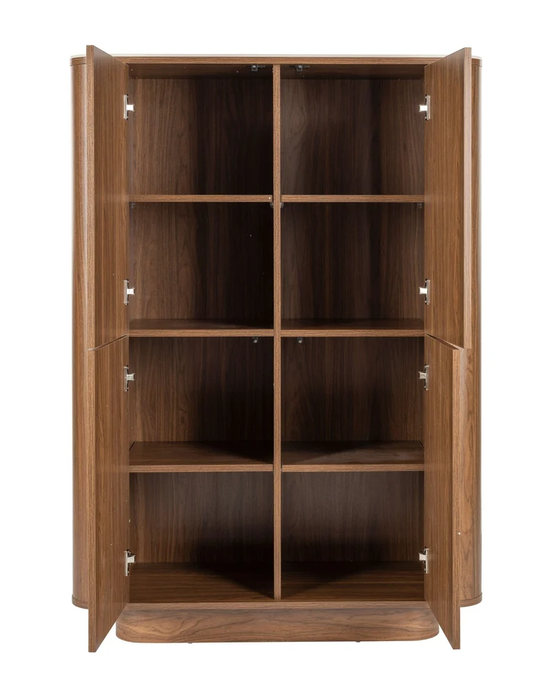 Armoire en bois de noyer 100x40x140cm Oréa - The Cool Republic