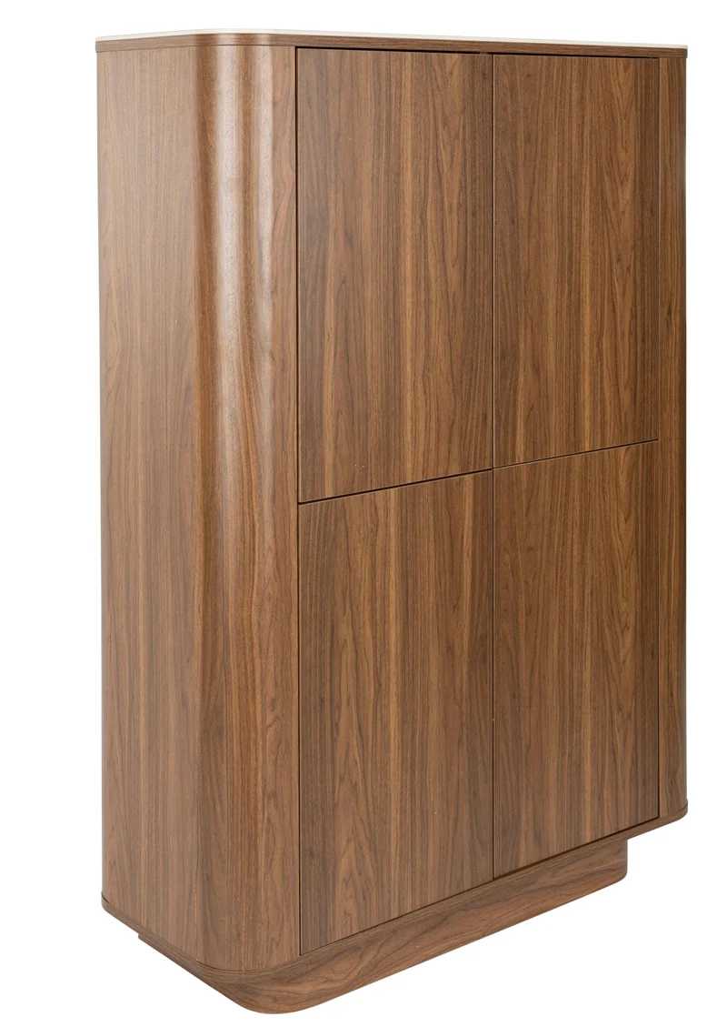 Armoire en bois de noyer 100x40x140cm Oréa - The Cool Republic