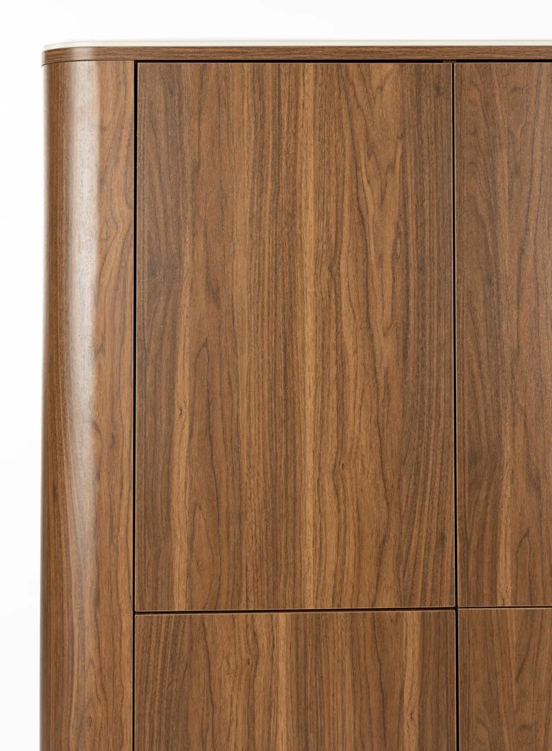 Armoire en bois de noyer 100x40x140cm Oréa - The Cool Republic