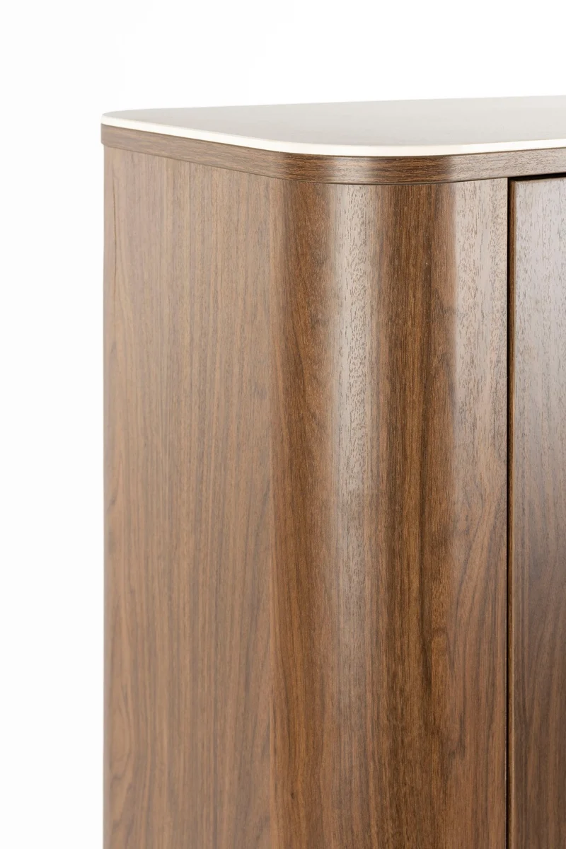 Armoire en bois de noyer 100x40x140cm Oréa - The Cool Republic
